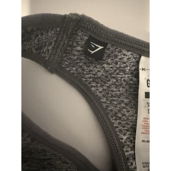 Womens Gymshark Sports Bra Extra Small Gray Marl Vital Seamless Athleisure - Picture 6 of 6